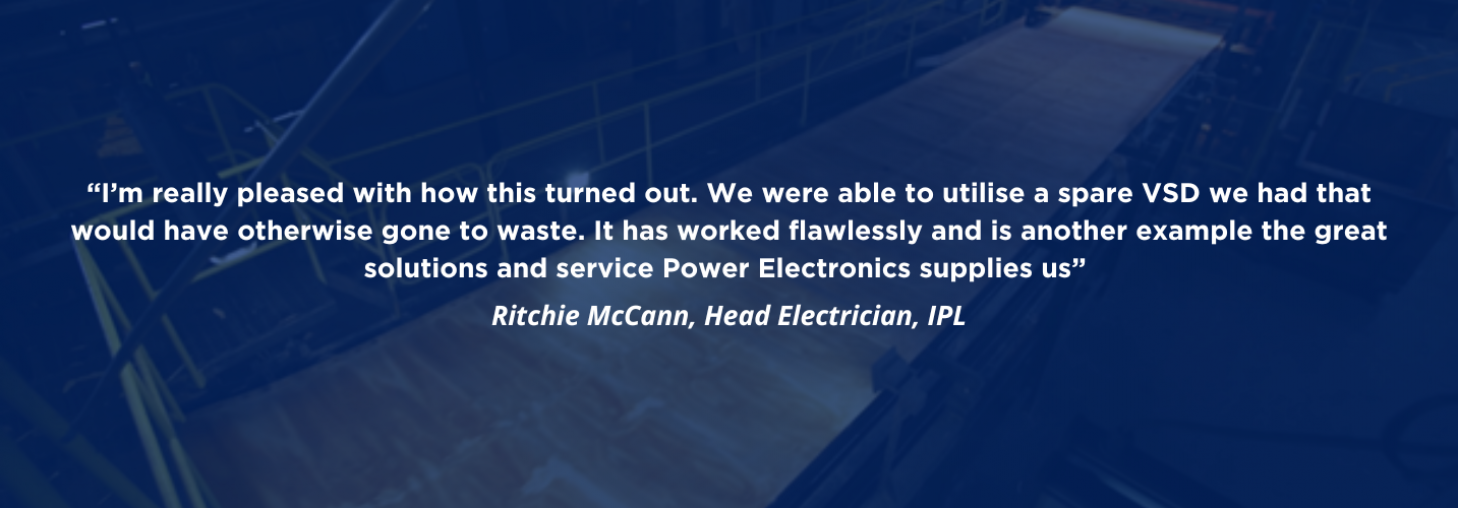 Custome Quote Ritchie McCann Head Electrician IPL.